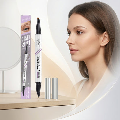 Doppelseitiger, wasserfester Augenbrauenstift