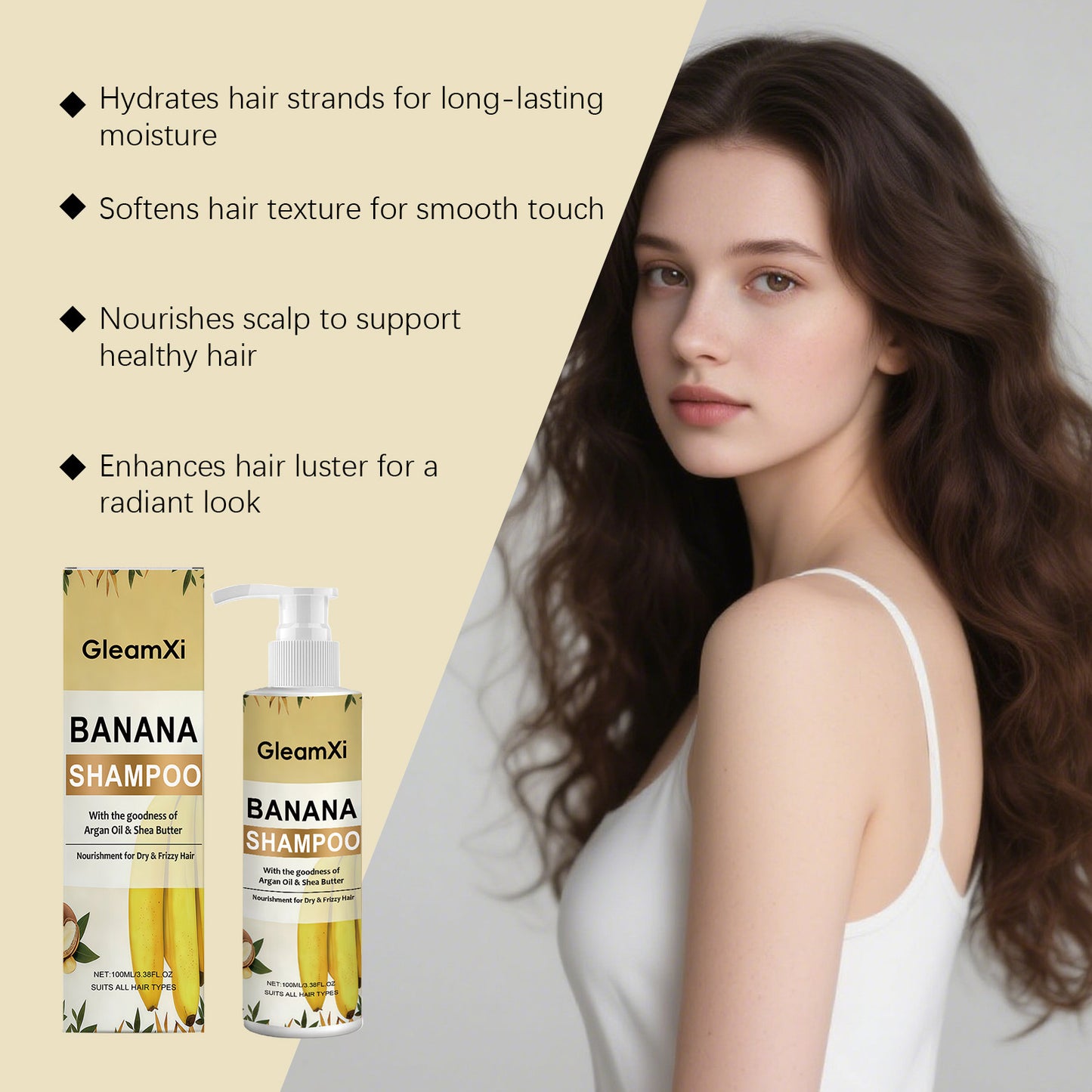 Nährendes Bananen-Shampoo