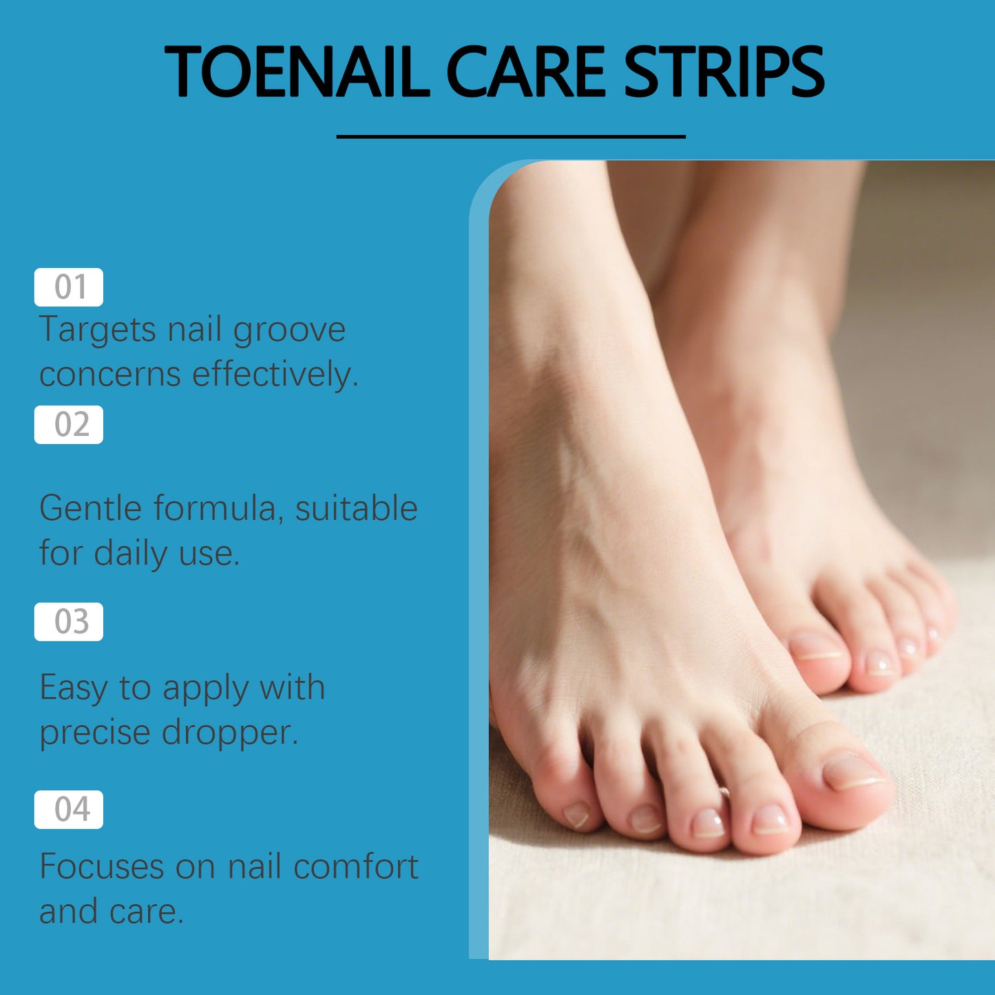 Zehennagelpflegepflaster