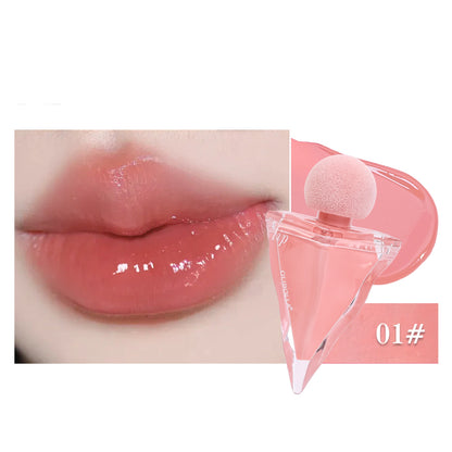 Glossy Mirror Triangle Bottle Lipstick