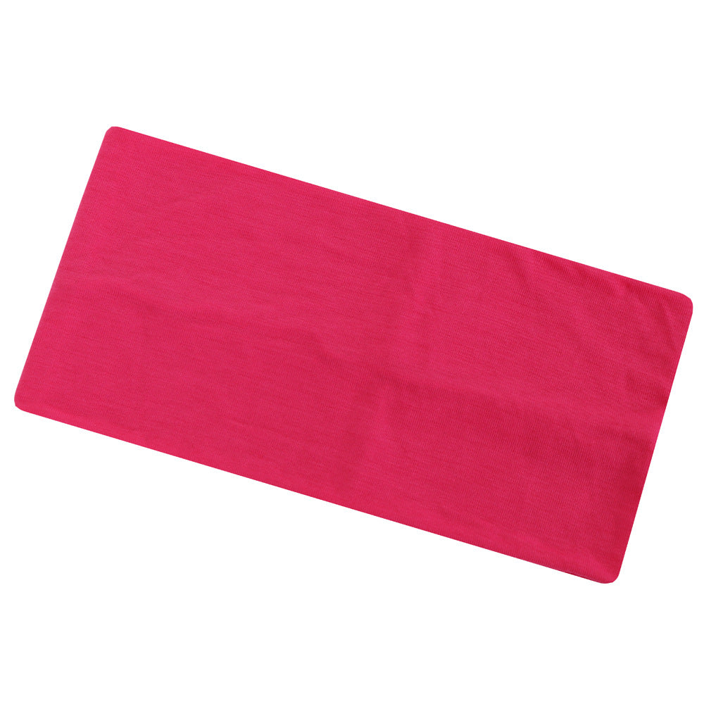Candy Color Extra Wide Women Headband Headdress Yoga Sports Elastic Band