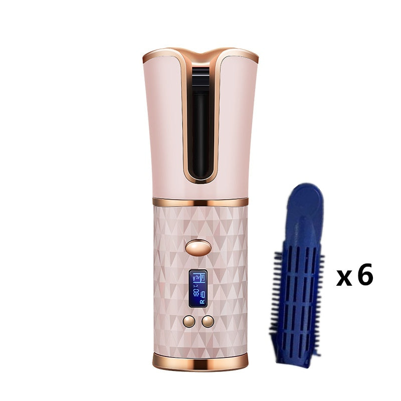 Multifunktionaler automatischer kabelloser Lockenstab 