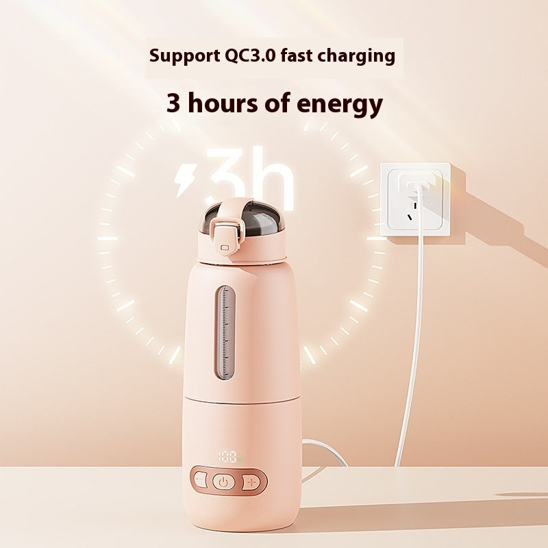 Tragbare Thermoskanne mit Wärmeisolierung und Milchmodulator für Babys