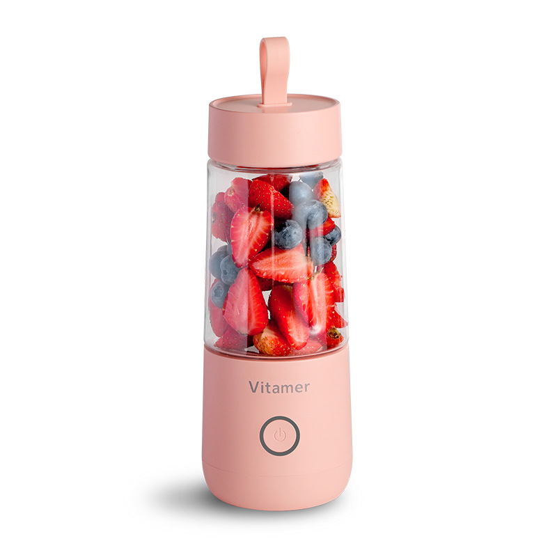 Tragbarer 350-ml-Standmixer mit USB-Ladefunktion, elektrisch, für Smoothies, Slush-Eis und Säfte.