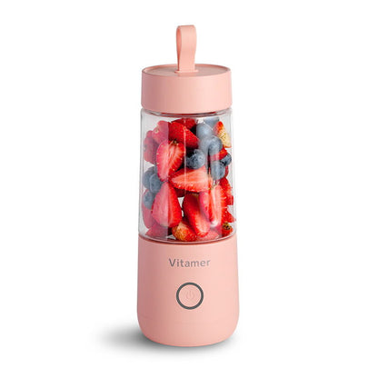 Tragbarer 350-ml-Standmixer mit USB-Ladefunktion, elektrisch, für Smoothies, Slush-Eis und Säfte.