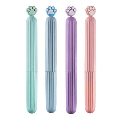 Kleiner Kamm aus der Serie „Niedliche Cartoon-Katzenpfote“