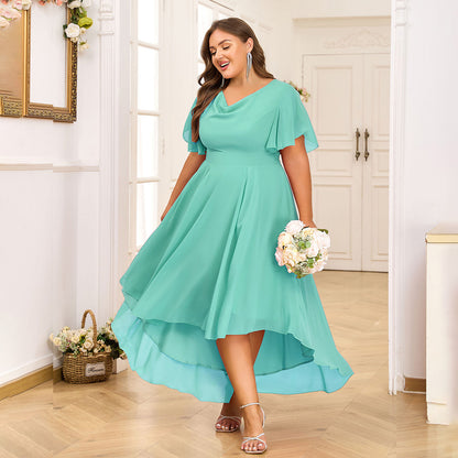 Chiffonkleid für Damen in großen Größen