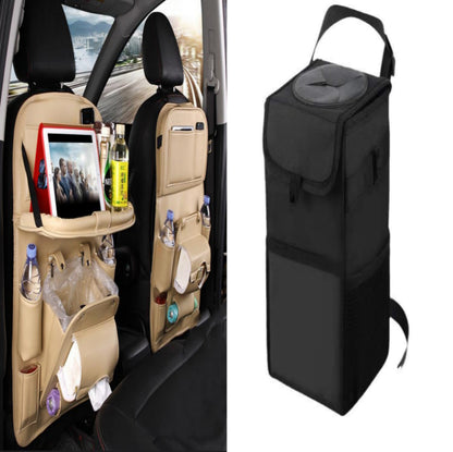 Auto-Aufbewahrungstasche aus PU-Leder, multifunktionale Sitzlehnenablage, wasserdichte Auto-Organizer-Tasche, Auto-Innenausstattung