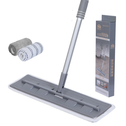 Magischer Silikon-Wischmopp, flacher Wischmopp zum Auswringen, freihändiges Waschen, Mikrofaser-Wischmopp für Zuhause, Küche, Haushalt, Bodenreinigung, Wischmopp-Pads