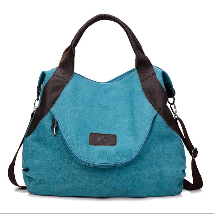 Handtaschen Damen Minimalistische Retro Schulter-Crossbody-Tasche Vintage Canvas