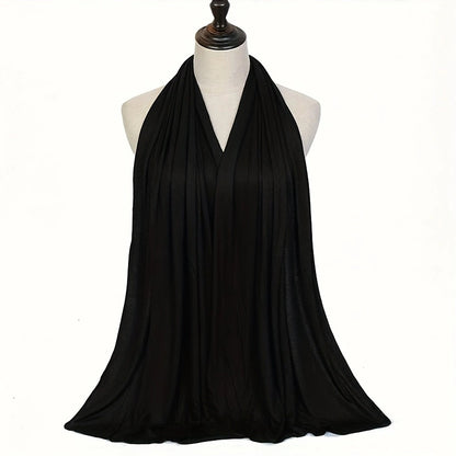 Solid Color Versatile Casual Headscarf