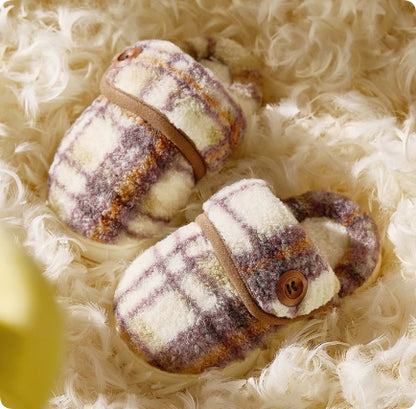 Geräuschlose, dicke, warme Hausschuhe für Kinder