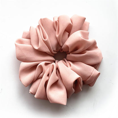 Großer Kopfstrauß aus Chiffon, Dickdarmring, Haarring