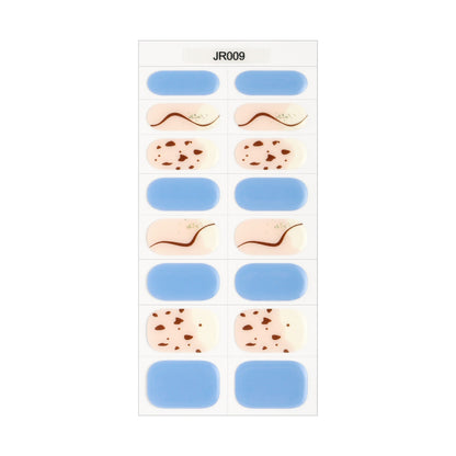 Halbgehärtete UV- und wasserfeste Gel-Aufkleber