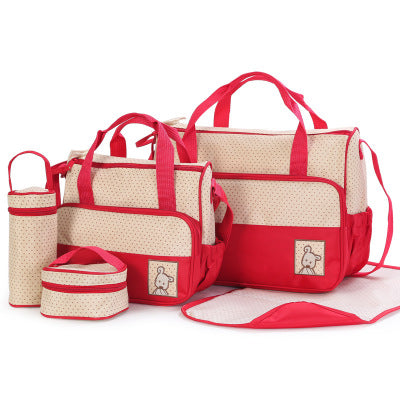 Wickeltaschen-Sets für Mütter: Babyflaschenhalter, Kinderwagentasche, Wickeltaschen-Sets