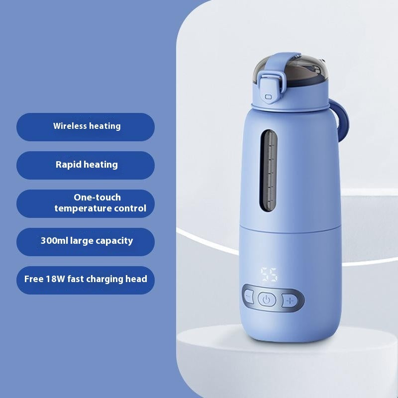 Tragbare Thermoskanne mit Wärmeisolierung und Milchmodulator für Babys