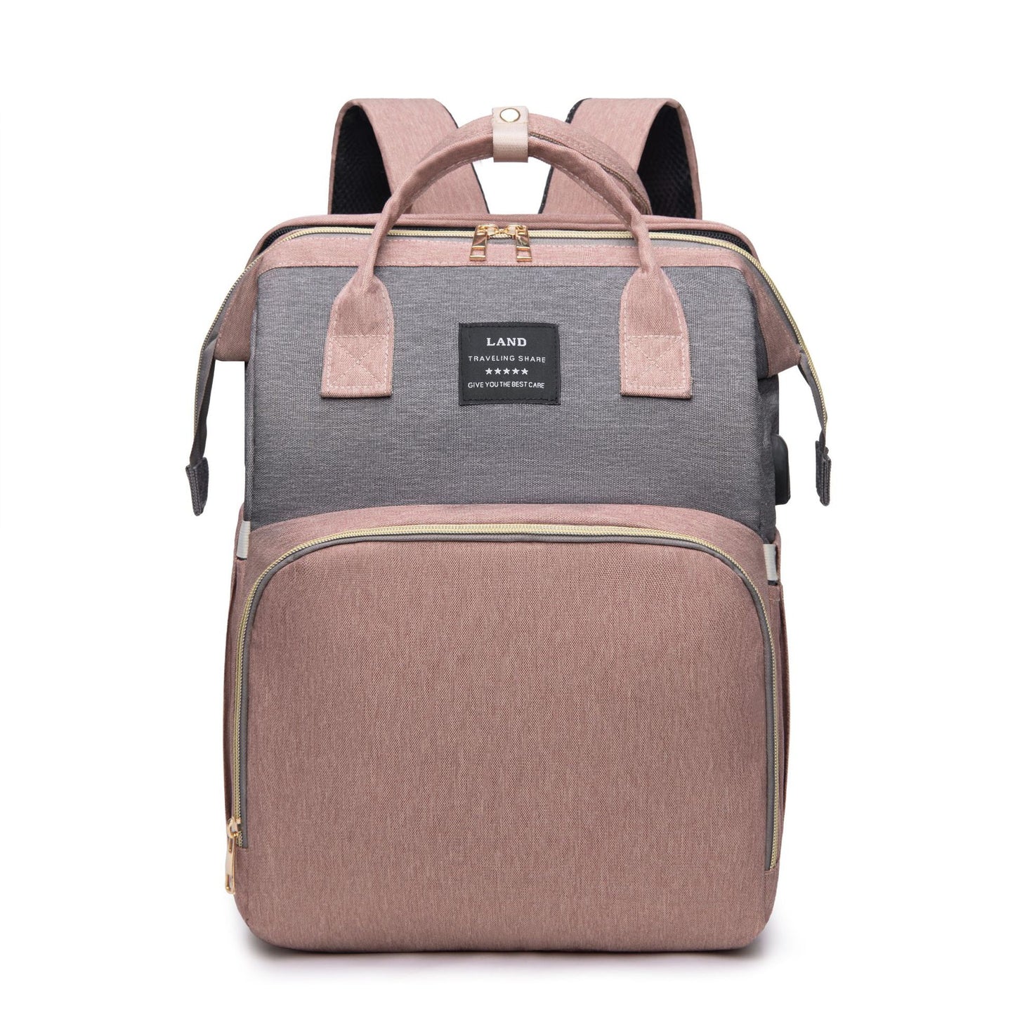 New Mummy Baby-Rucksack mit großem Fassungsvermögen, isolierte Tasche für Milchprodukte, Damen