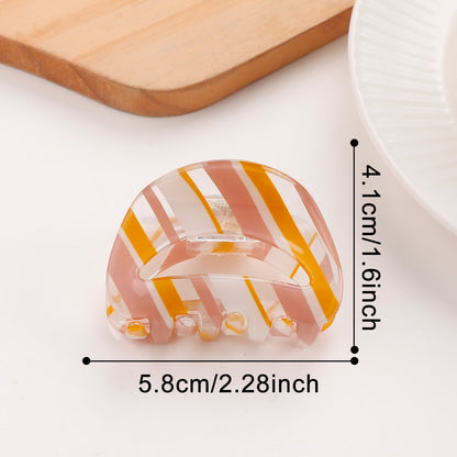 Retro-Haarspange mit Farbverlauf und Haifischmotiv