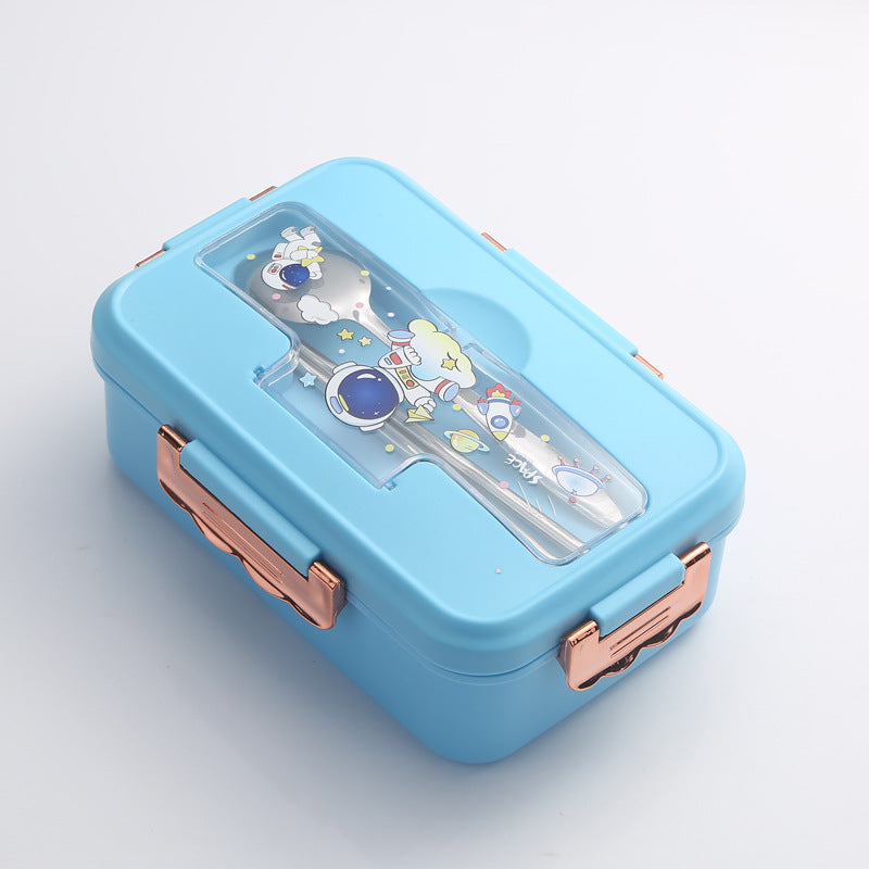 Student Lunch Box Separated Lunch Microwaveable Heating