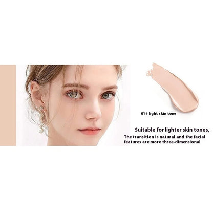 Leichte, kaschierende Make-up-Foundation-Creme, die sich einfach auftragen lässt und Gesichtsunreinheiten abdeckt.