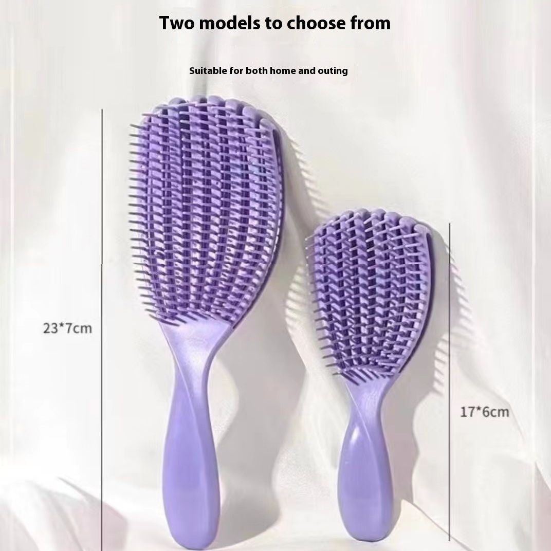 Ribs Big Curved Comb Shell Comb Multifunctional Massage Comb