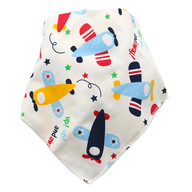 Baby-Lätzchen, wasserdicht, dreieckig, aus Baumwolle, mit Cartoon-Motiv, Baby-Bandana-Lätzchen, Sabberlätzchen für Neugeborene, saugfähiges Tuch