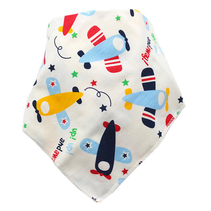 Baby-Lätzchen, wasserdicht, dreieckig, aus Baumwolle, mit Cartoon-Motiv, Baby-Bandana-Lätzchen, Sabberlätzchen für Neugeborene, saugfähiges Tuch