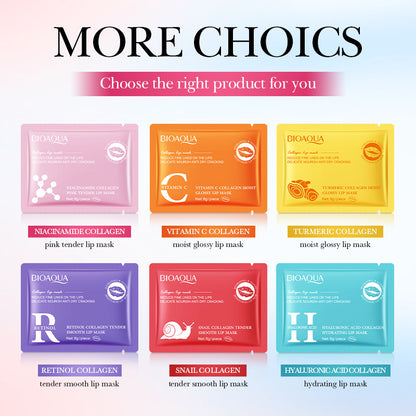 Niacinamid-Kollagen-Lippenmaske zur Vorbeugung von rissigen Lippen