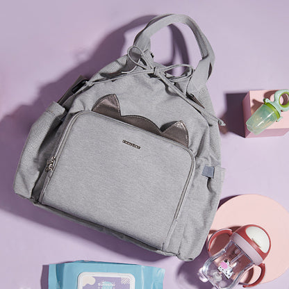 Mama-Tasche, Mutter- und Babytasche, modischer Mama-Style, multifunktionaler Rucksack für Ausflüge