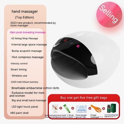 Elektrisches Handmassagegerät zur Stimulation von Finger- und Handgelenksakupunkturpunkten, multifunktionales Handmassagegerät für die Handflächenmassage