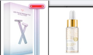 Wand Skin Care EMS Mikrostrom Einführung Rotierende Vibrations-Gesichts- und Nackenmassage