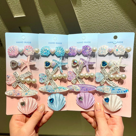 Kreative Haarnadel in Form eines Seesterns für Kinder