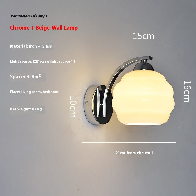 Tschechische mitteleuropäische Retro-Glaswandlampentasche