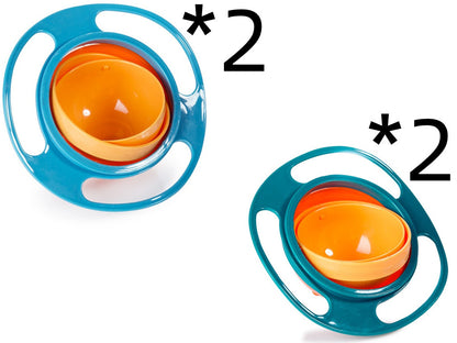 360° drehbare, universelle, auslaufsichere Schüsseln