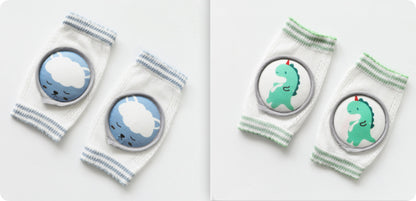 Baby-Knieschoner, Cartoon-Zubehör, Puppen-Ellbogenschoner, Baby-Lernset