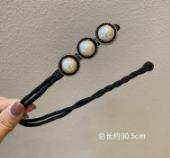 Simple Fluffy Bun Half Bun Hair Tie Elastic Lazy Flower Bud Hairpin Hair Accessories