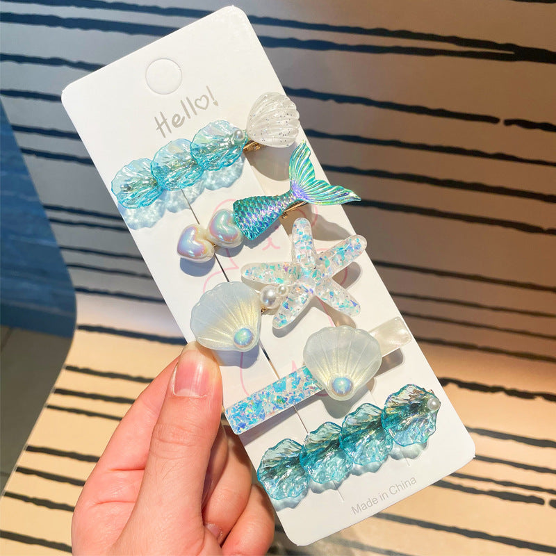 Children's Creative Starfish Shell Hairpin