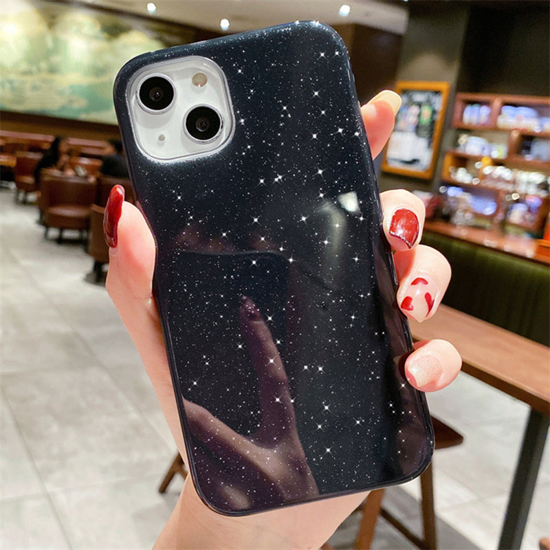 Luxuriöse, glitzernde und stoßfeste Silikon-Handyhülle