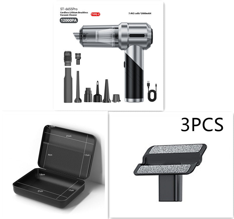 Auto- und Haushaltsstaubsauger mit Supersaugkraft, kleiner Handstaubsauger