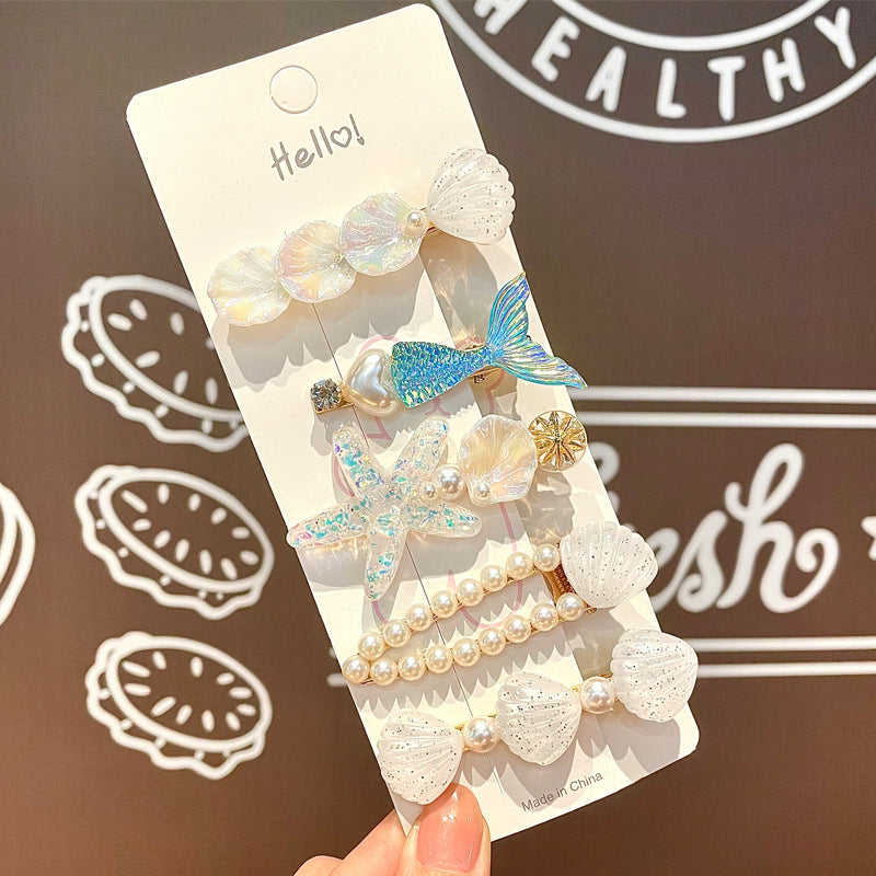 Children's Creative Starfish Shell Hairpin