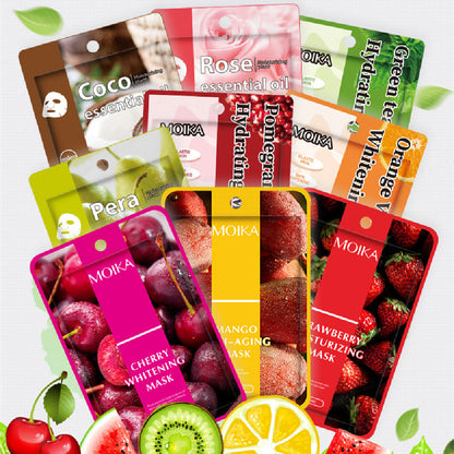 Feuchtigkeitsspendende Gesichtsmaske für Frauen mit pflanzlichen Inhaltsstoffen