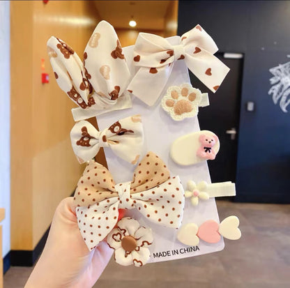 Haarspange für Kinder, Haarspange mit Schleife, Kopfbedeckung