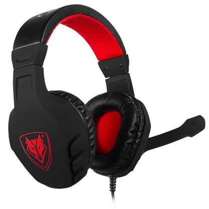Gaming-Headset für PS4, PC und Stereo, kabelgebunden mit Mikrofon und Fernbedienung, für Computer und Fernseher, mit Bassreflexöffnung