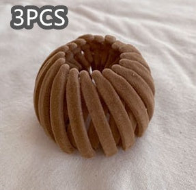 Velvet Bird's Nest Hairpin Lazy Hair Band For Bun Haircut Hair Band Girl's High Ponytail Barrettes