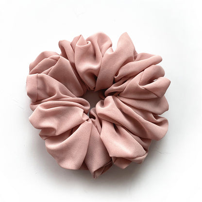 Großer Kopfstrauß aus Chiffon, Dickdarmring, Haarring