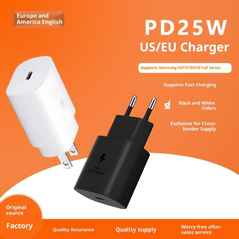 Mobile Phone Single Port Super Fast Charge Charger Us European Regulation Charging Head