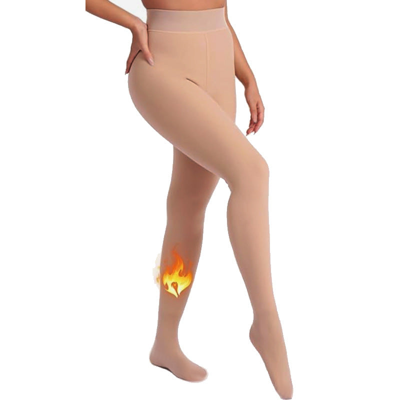 Schwarze, transparente, weiche Einteiler-Hose für Damen mit extra dicker Verarbeitung