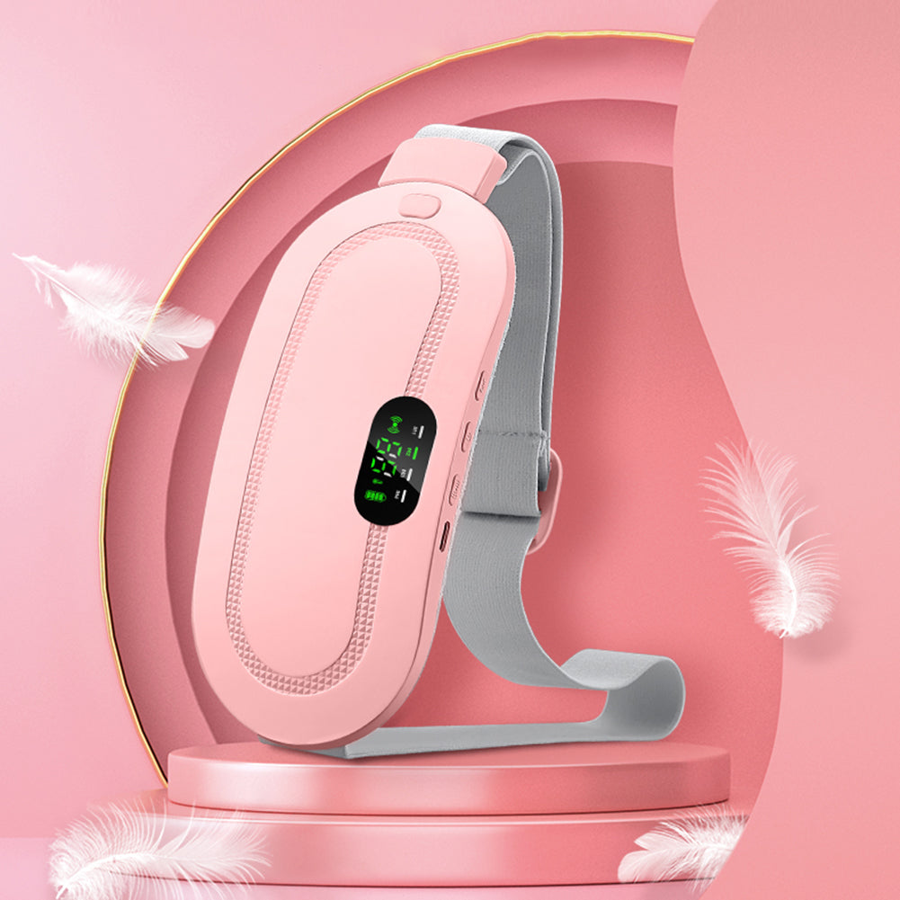 Menstruations-Heizkissen, intelligenter Wärmegürtel zur Linderung von Rückenschmerzen und Krämpfen, vibrierendes Bauchmassagegerät, elektrisches Taillengürtelgerät