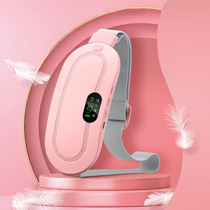 Menstruations-Heizkissen, intelligenter Wärmegürtel zur Linderung von Rückenschmerzen und Krämpfen, vibrierendes Bauchmassagegerät, elektrisches Taillengürtelgerät