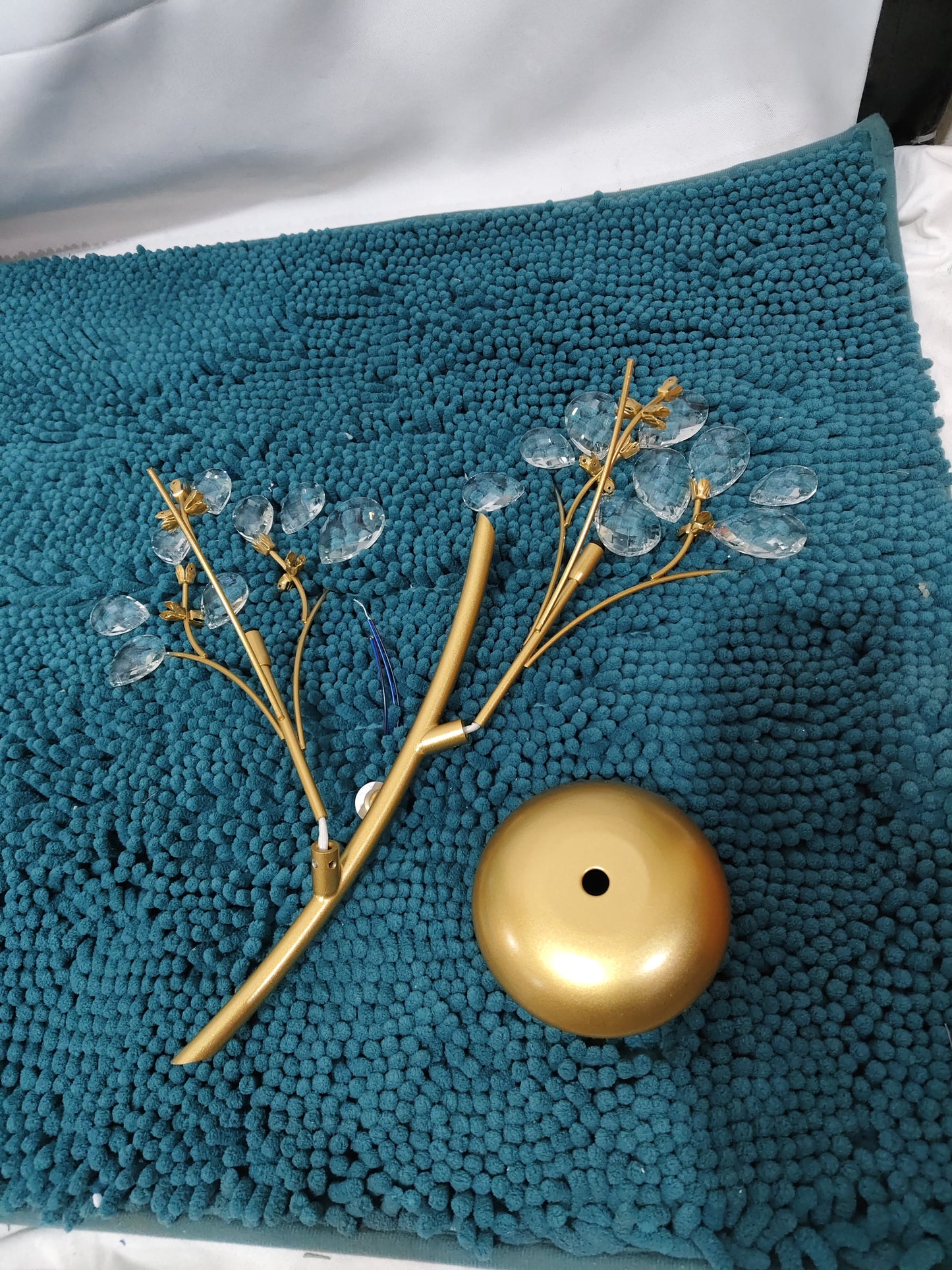 Entrance Restaurant Bedroom Crystal Lamp Background Wall Branch Wall Lamp